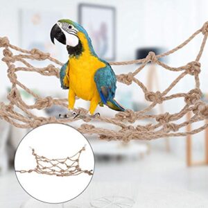 Toy for Budgie Bird Climbing, Playground Climbing Rope Frame Bird Playground Suspension Bridge Bird Cage Accessories Rocking Toy for Parrot Budgie Cockatiel Conure Lovebird