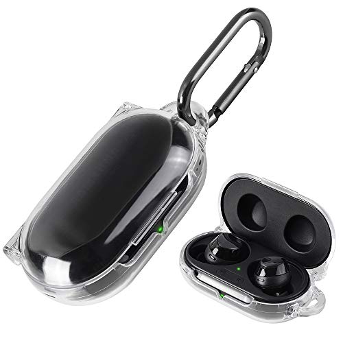 Fironst Polycarbonate Case Cover for Galaxy Buds/Buds+ Plus, Sturdy and Shockproof, no Adhesive Protective Cover Skin Compatible with Samsung Galaxy Buds 2019 2020 Earbuds Accessories (Clear)