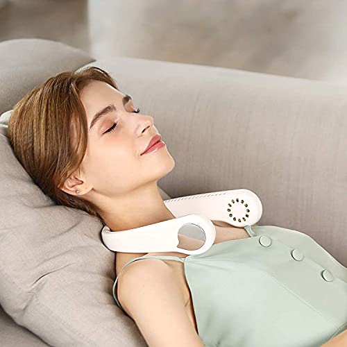 Portable Fan Hand Free Neck Fan 3 Speeds 360 Degree Adjustment Head