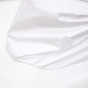 10 Pcs Milliard Reusable, Washable, Waterproof Polyester Isolation Gown - Reusable Up to 50 Washes | Universal Size | White