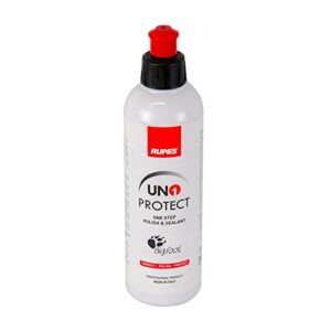 rupes uno protect all-in-one polish and protectant, (250ml/8.5oz, single bottle)