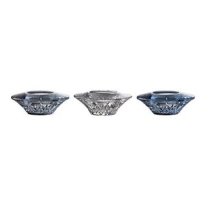 waterford 2020 lismore votive set of 3 topaz ombre mix