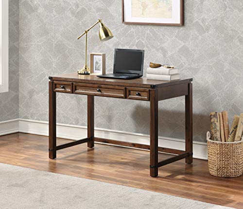 OSP Home Furnishings Baton Rouge Writing Desk, Walnut