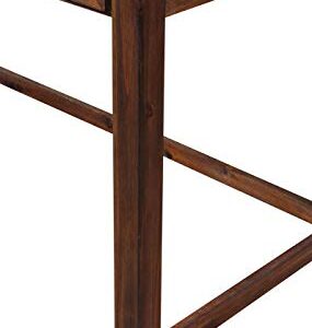 OSP Home Furnishings Baton Rouge Writing Desk, Walnut