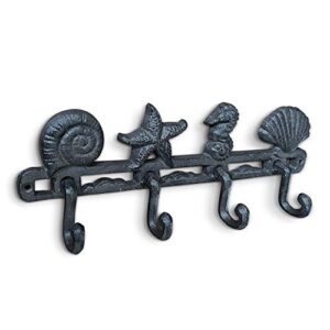 Wallcharmers Rustic Seashell Hooks | Keys, Leashes, & Outdoor Towel Holder