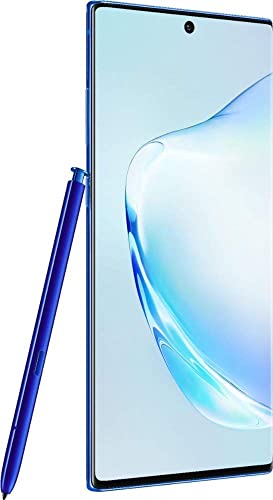 Samsung Galaxy Note 10+ Plus 256GB with S Pen Aura Blue (Factory Unlocked for GSM & CDMA, 6.8 Inch Display, U.S. Warranty) SM-N975UZBAXAA (Renewed)