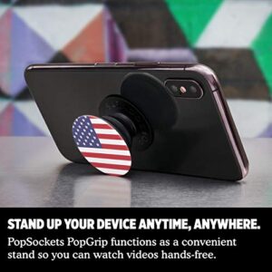 ​​​​PopSockets Phone Grip with Expanding Kickstand, PopSockets for Phone - American Flag