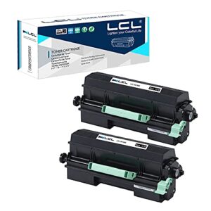 lcl compatible toner cartridge replacement for ricoh 841886 sp 4520dn mp401spf mp402spf sp4520dn mp 401 10400 pages sp 4520dn mp401spf mp402spf sp4520dn mp 401 (2-pack black)