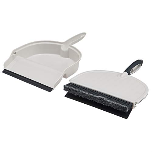 AmazonCommercial 10-inch Brush and Dustpan Set - 6-Pack