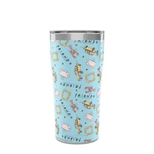 tervis friends-all over triple walled insulated tumbler, 1 count (pack of 1), stainless steel