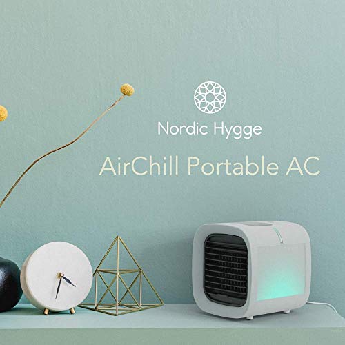 Nordic Hygge AirChill Cooler Evaporative Portable Personal Air Conditioner and Humidifier Fan (L)