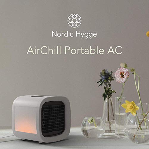 Nordic Hygge AirChill Cooler Evaporative Portable Personal Air Conditioner and Humidifier Fan (L)