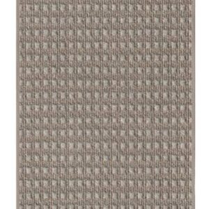 5'x12' - Desert Sands, Waffle Pattern - Indoor / Outdoor ECO-Friendly DuraKnit Pile & Loop Carpet Area Rugs & Runners