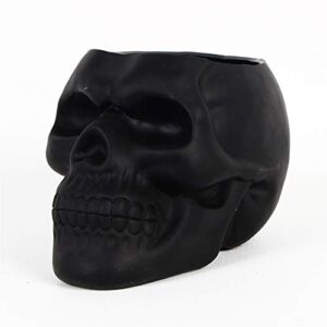 dashamce skull planter dish large flower pot container box halloween skull candy bowl desk decoration