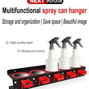 Spray Bottle Storage Rack Abrasive Material Hanging Rail Car Beauty Shop Accessory Display Auto Cleaning Detailing Tools Hanger