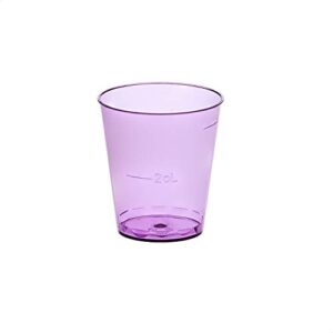 AmazonCommercial - SSV025M-500 Plastic Shot Glass, 2 oz, Multicolor, Pack of 500 multiple color