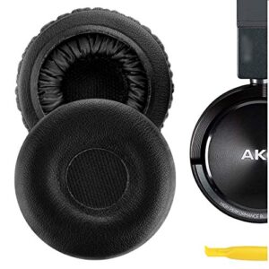 geekria quickfit replacement ear pads for akg y40 y45 y45bt headphones earpads, headset ear cushion repair parts (black)