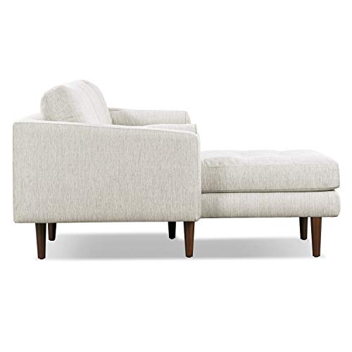 POLY & BARK Sofa, Bright Ash, Left-Facing Sectional