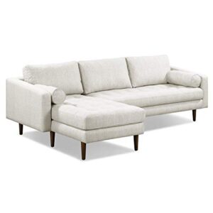 POLY & BARK Sofa, Bright Ash, Left-Facing Sectional