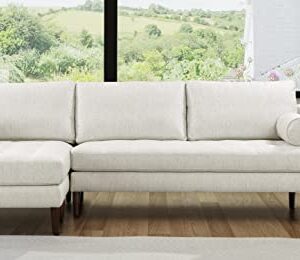 POLY & BARK Sofa, Bright Ash, Left-Facing Sectional