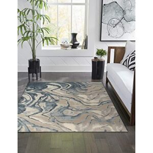 Liora Manne Soho Agate Indoor Rug Blue 39"X59"