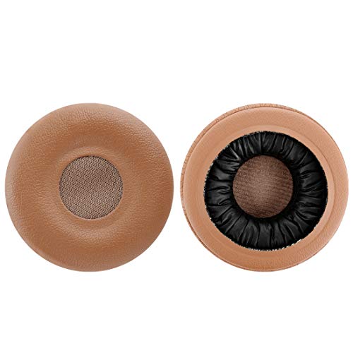 Geekria QuickFit Replacement Ear Pads for AKG Y40 Y45 Y45BT Headphones Earpads, Headset Ear Cushion Repair Parts (Brown)