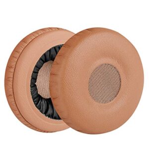 Geekria QuickFit Replacement Ear Pads for AKG Y40 Y45 Y45BT Headphones Earpads, Headset Ear Cushion Repair Parts (Brown)