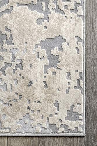 nuLOOM Chastin Modern Abstract Area Rug, 9' x 12', Beige