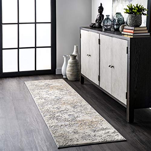 nuLOOM Chastin Modern Abstract Area Rug, 9' x 12', Beige