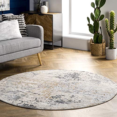 nuLOOM Chastin Modern Abstract Area Rug, 9' x 12', Beige