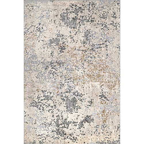 nuLOOM Chastin Modern Abstract Area Rug, 9' x 12', Beige