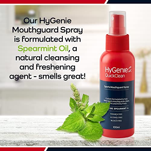 HyGenie Sport - Mouthguard Spray, Quick Clean, Fast Sanitise, Healthy, Mouthguard Cleaner