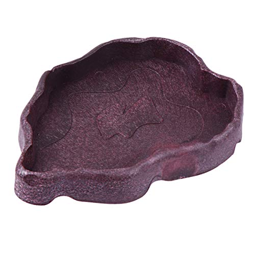 Balacoo Reptile Feeder Bowl Resin Bearded Dragon Food and Water Feeding Dish for Lizard,Gecko,Bearded Dragon,Turtle