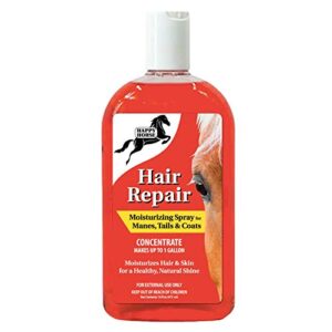 harris happy horse supplies, hair repair moisturizing spray for manes, tails & coats, concentrate makes up to 1 gallon, 16oz