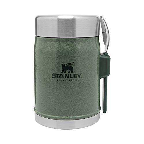 Stanley The Legendary Food Jar + Spork 14oz Hammertone Green