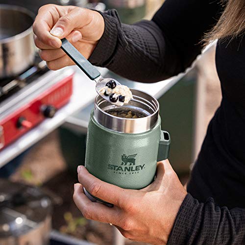 Stanley The Legendary Food Jar + Spork 14oz Hammertone Green