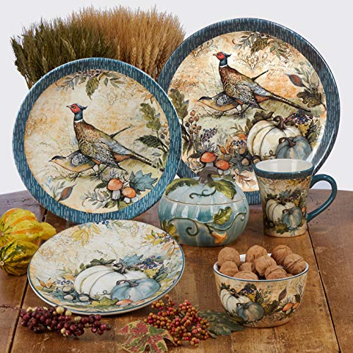 Certified International Harvest Gatherings 16pc Dinnerware Set, Service for 4, Multicolor