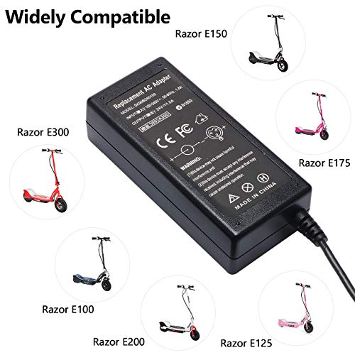 Razor Electric Scooter Battery Charger (for The e100/e125/e150)