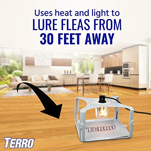 TERRO T230 Indoor Electric Flea Light Refillable Flea Trap and Killer