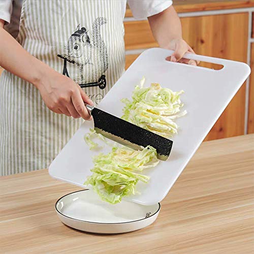 Super Leader Professional Plastic Cutting Board for Restaurants，Dishwasher Safe and BPA Free,1.27 x 17.8 x 0.4 Inch,White