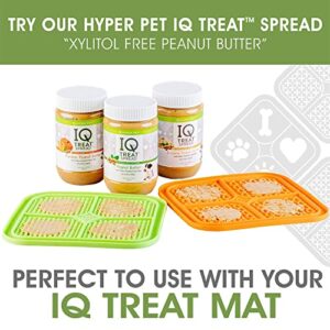 Hyper Pet IQ Treat lick mat for Dogs, Dog Slow Feeder & Cat lick mats | Great Alternative to Slow Feeder Dog Bowls & Cat Slow Feeders | Perfect Dog licking mat, Cat Puzzle Feeder & Dog Enrichment Toys