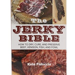 Beef Jerky Meat Slicer Kit- 100% Precision Uniform Slices Guaranteed - Adjustable Thickness Dishwasher Safe Jerky Cutting Board 10" Meat Slicing Knife Jerky Maker and Meat Curing How to Book