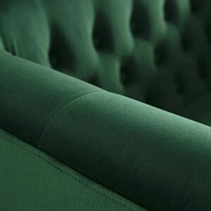 Modway Prospect Performance Velvet Loveseat, Emerald