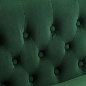 Modway Prospect Performance Velvet Loveseat, Emerald