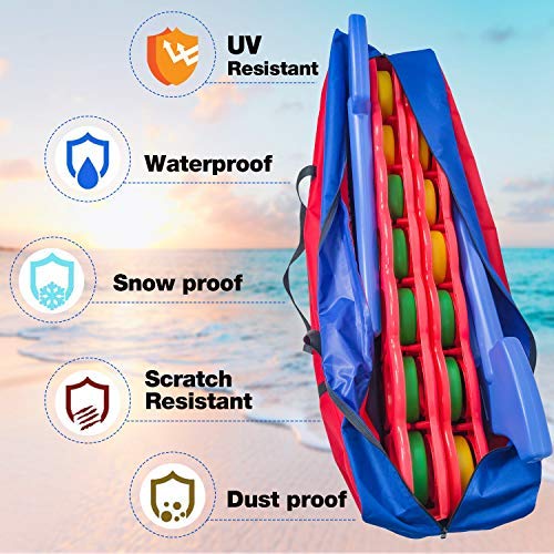JoyPlus Christmas Tree Storage Bag Fits Up to 7 ft Disassembled Tree，47" x 12" x 19" Holiday Artificial Tree Storage Case with Durable Waterproof Material (Bag Only)