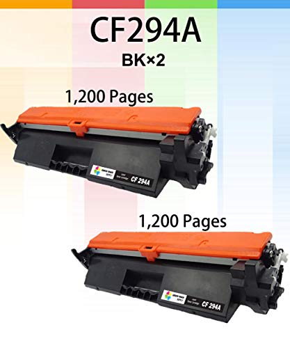 (Pack of 2) Compatible Replacement for HP 94A 294A CF294A Toner Cartridge (2-Black, HP94A) for HP Laser Pro MFP M148dw M148fdw M118dw Printer, Sold by GTS