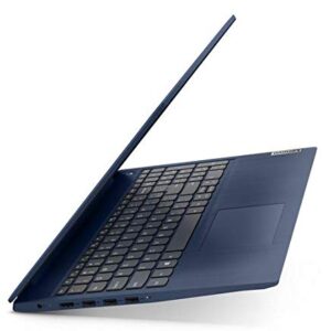 Lenovo IdeaPad 3 15.6" HD Laptop PC, Intel 10th Gen Core i3-1005G1 CPU, 8GB DDR4 RAM, 256GB SSD, Camera, WiFi, Bluetooth,Windows 10 S Mode - Abyss Blue- 1-Year McAfee