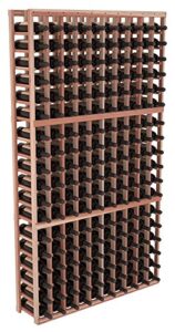 wine racks america instacellar wine rack - durable and expandable wine storage system, redwood unstained - holds 180 bottles