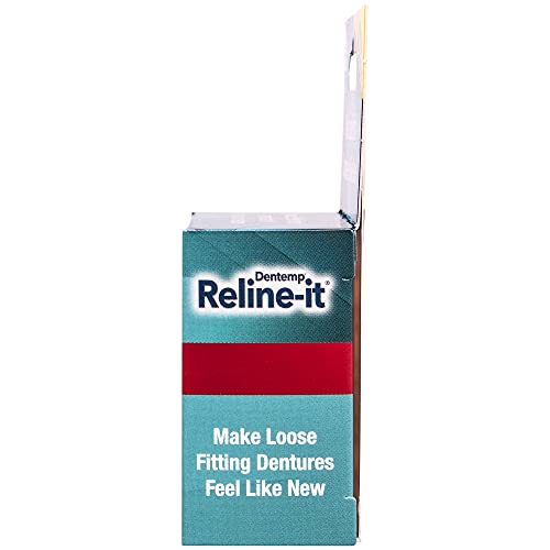 Dentemp Repair-it Denture Repair Kit & Reline-it Denture Reliner - Denture Kit (Multi-Pack) - Refit and Tighten Dentures for Both Upper & Lower Denture - Repair Broken Dentures & Loose Teeth