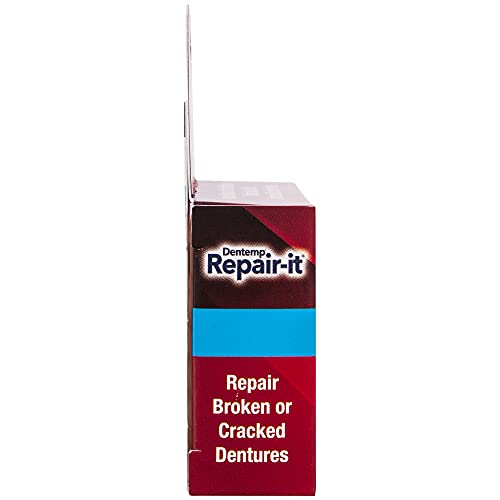 Dentemp Repair-it Denture Repair Kit & Reline-it Denture Reliner - Denture Kit (Multi-Pack) - Refit and Tighten Dentures for Both Upper & Lower Denture - Repair Broken Dentures & Loose Teeth